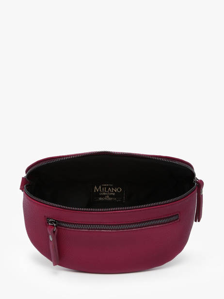 Heuptasje Caviar Leder Milano Rood caviar CA23111 ander zicht 2